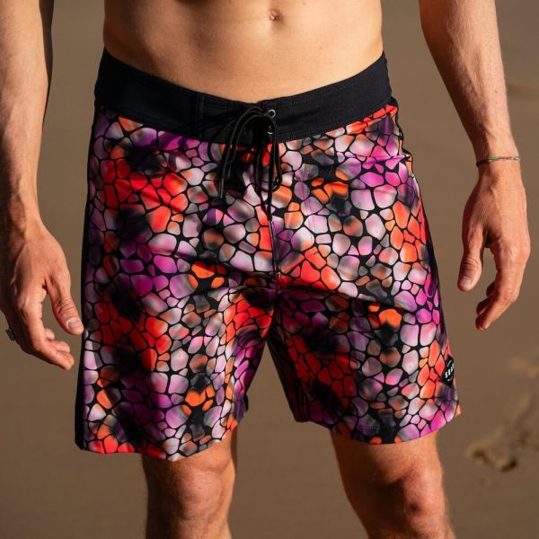 Boardshort Black Nero Zebra & Giraffe