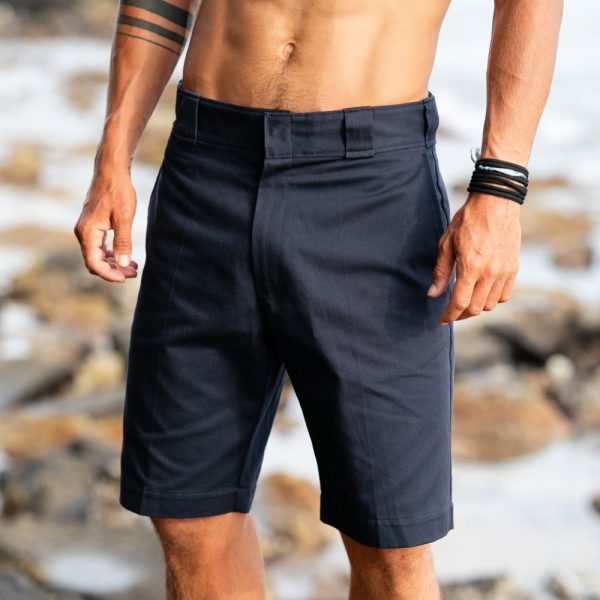 Chino Short Dark Blue Pantalone Chino Corto Blu Notte