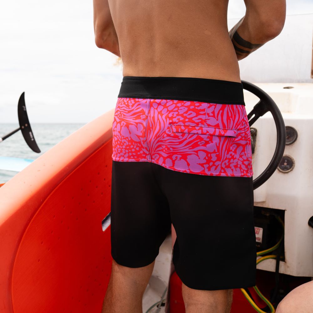 Boardshort Dark Blue Blu Animalier