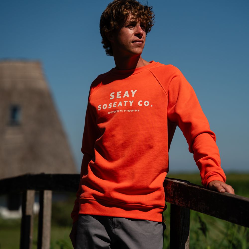 Neon Flare Logo Sweatshirt Felpa Logo Neon Flare